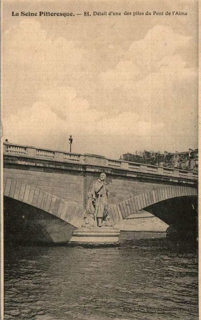 81 - Détail d'une des piles du Pont de l'Alma