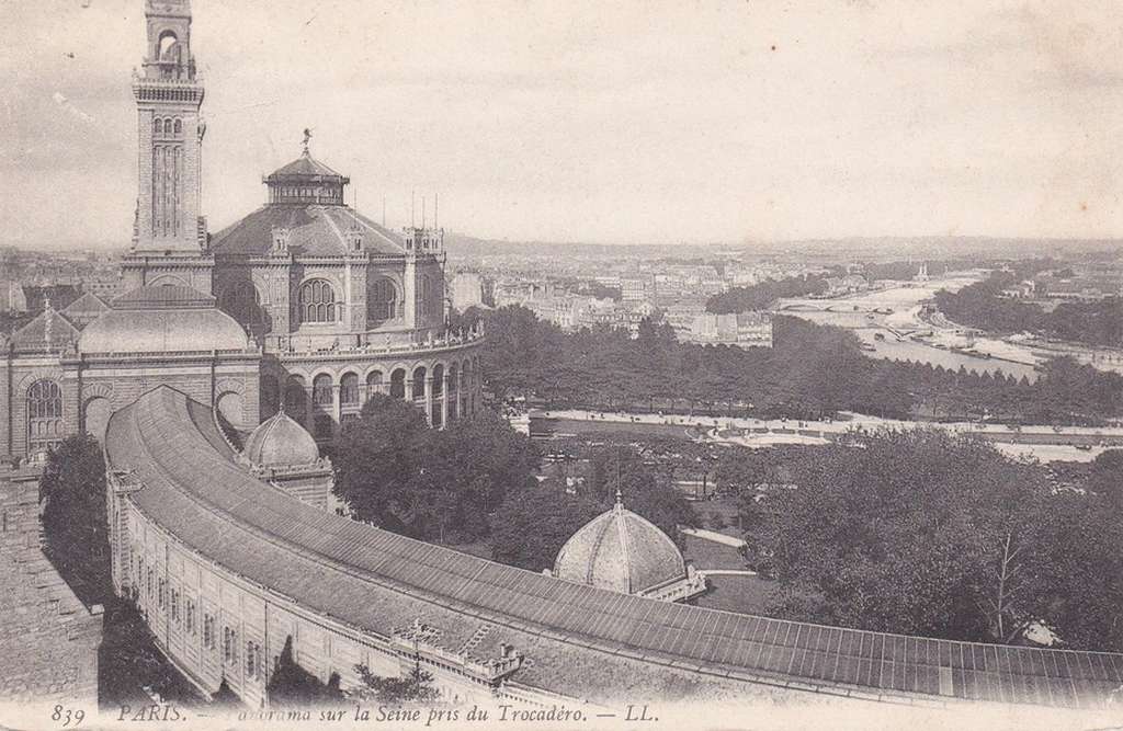 839 - PARIS - Panorama sur la Seine pris du Trocadéro