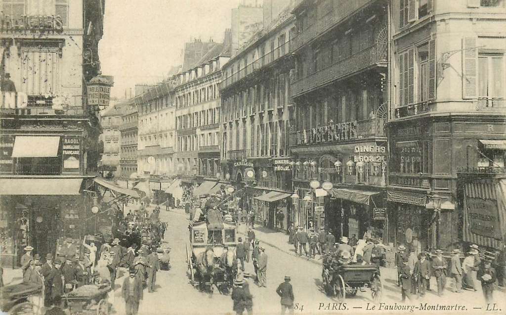 84 - PARIS - Le Faubourg-Montmartre