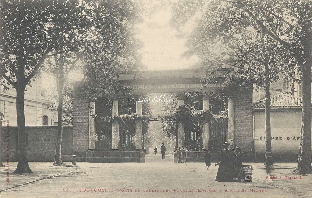84 - Porte du Jardin des Plantes (Entrée) - Allée St-Michel