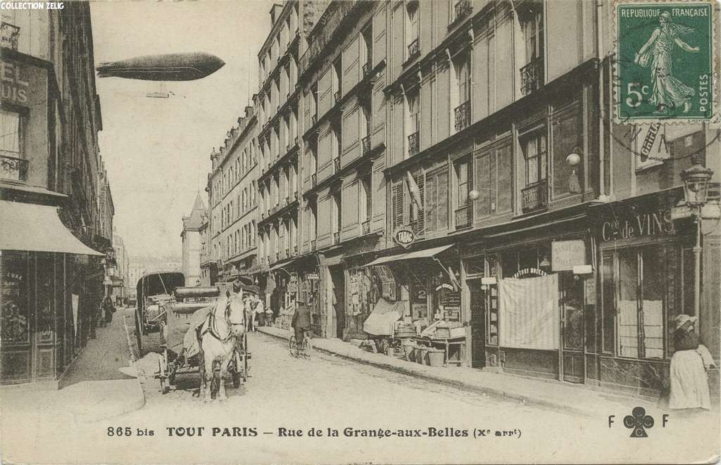 865 bis - Rue de la Grange-aux-Belles