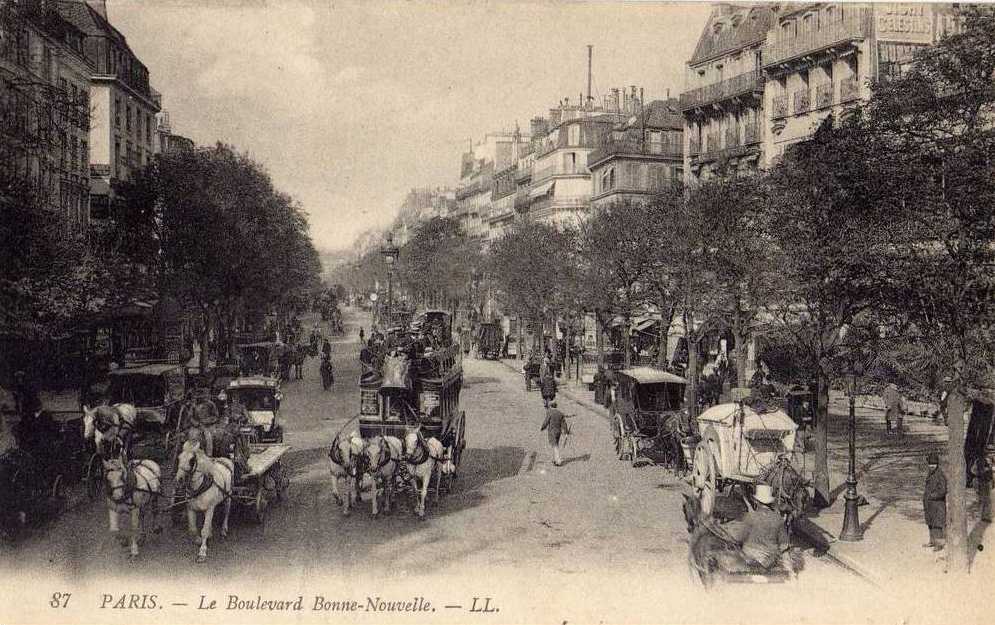 87 - PARIS - Le Boulevard Bonne-Nouvelle