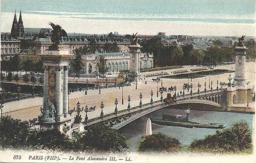 875 - PARIS - Le Pont Alexandre III