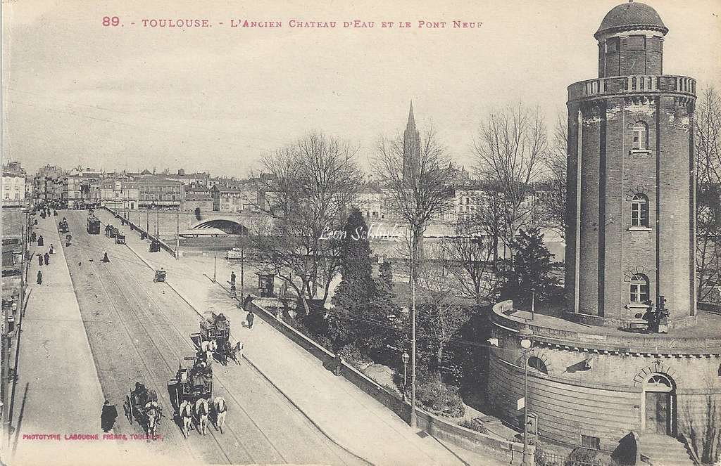 89 - L'Ancien Château d'Eau et le Pont-Neuf