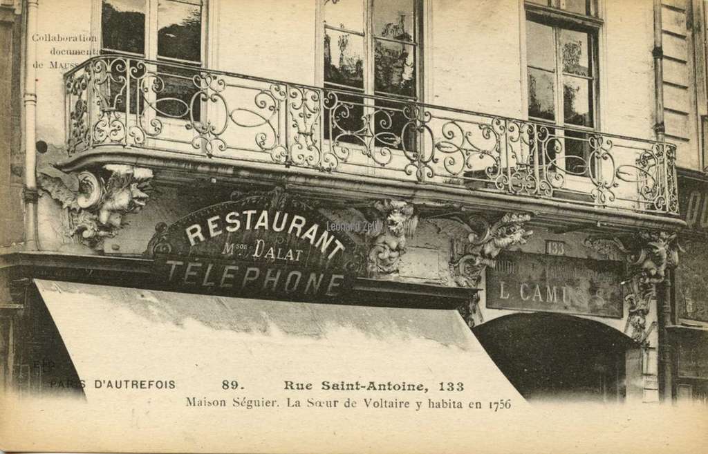 89 - Rue Saint-Antoine, 133