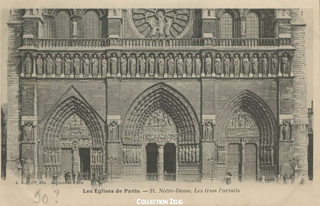 90 - Notre-Dame - Les Trois Portails