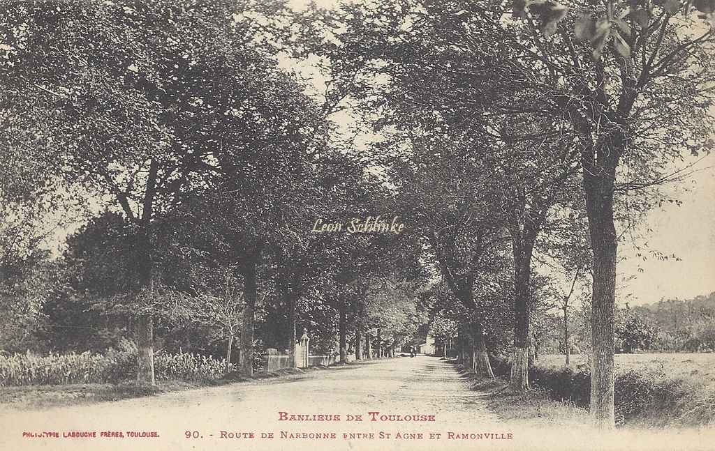90 - Route de Narbonne entre St-Agne et Ramonville