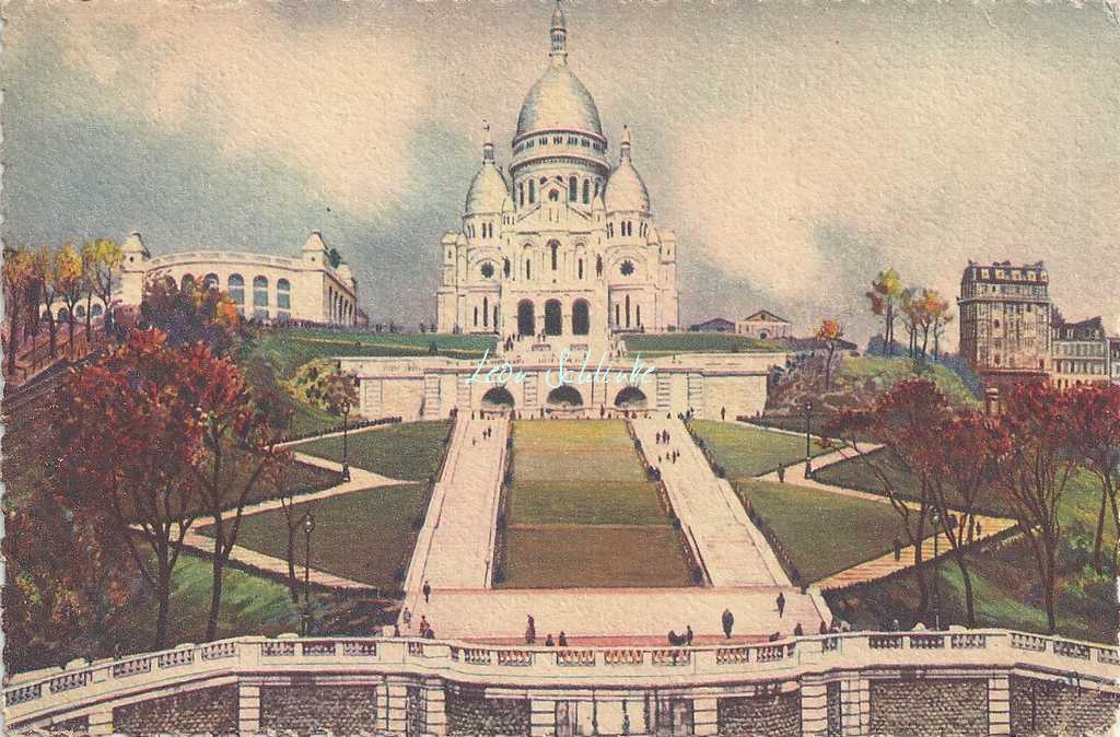 90 - Vue générale du Sacré-Coeur et l'Escalier Monumental