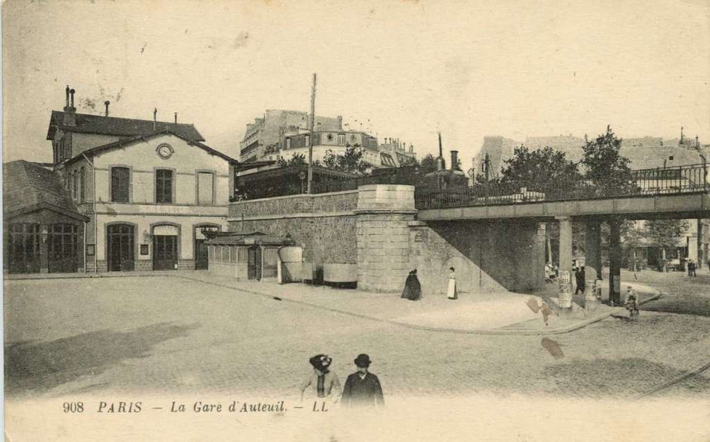 908 - PARIS - La Gare d'Auteuil