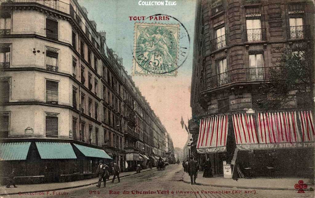 924 - Rue du Chemin-Vert à l'Avenue Parmentier