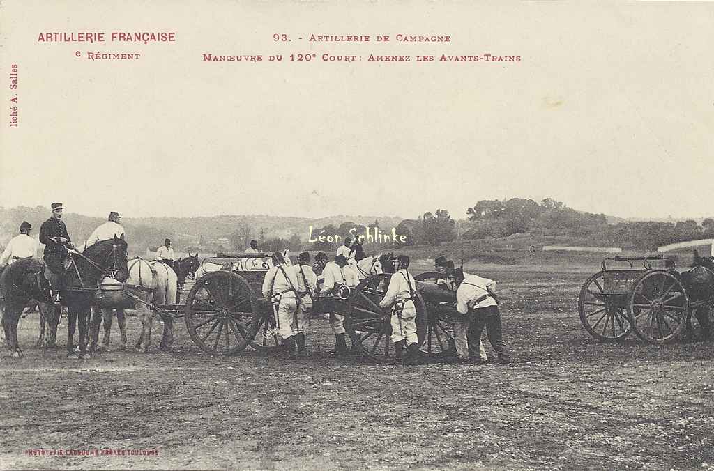 93 - Manoeuvre du 120 court - Amenez les Avants-Trains