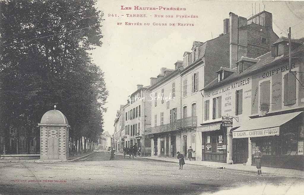 941 - Rue des Pyrénées et entrée du Cours Reffye