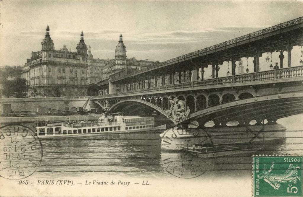 945 - PARIS - Le Viaduc de Passy