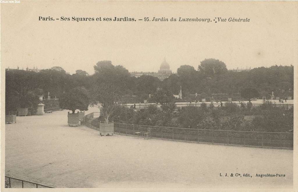 95 - Jardin du Luxembourg - Vue générale