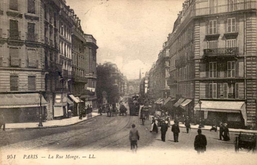 951 - PARIS - La Rue Monge