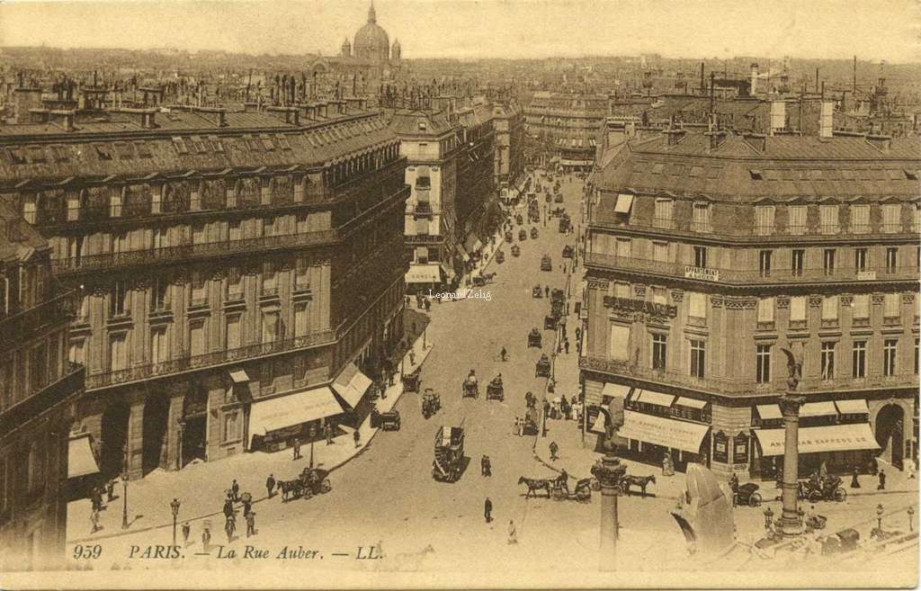 959 - PARIS - La Rue Auber