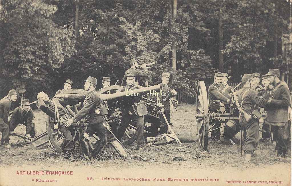96 - Défense rapprochée d'une Batterie d'Artillerie