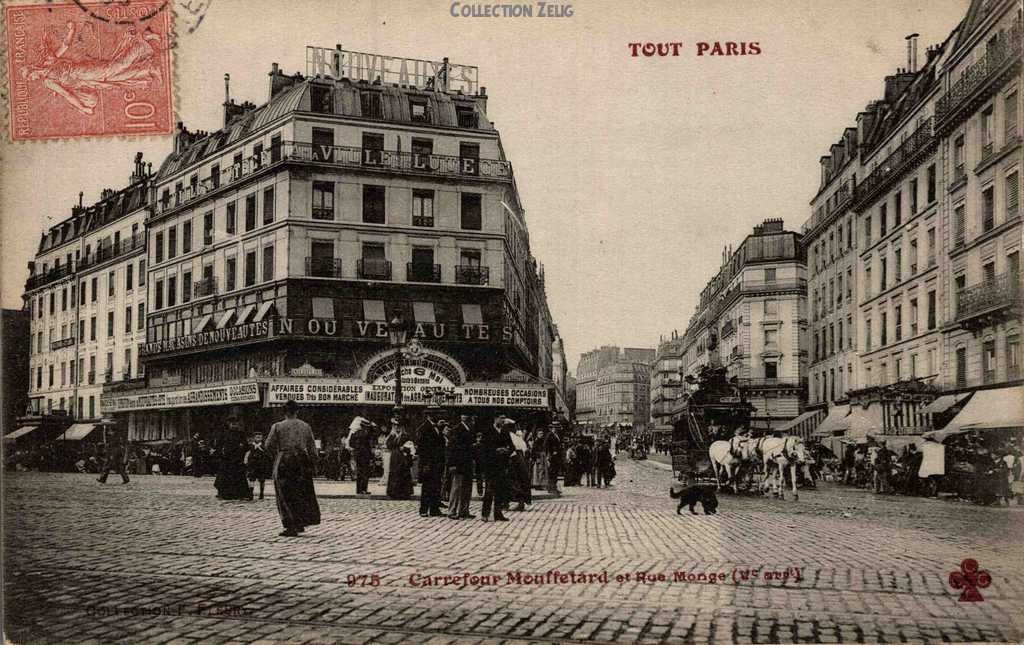975 - Carrefour Mouffetard et Rue Monge