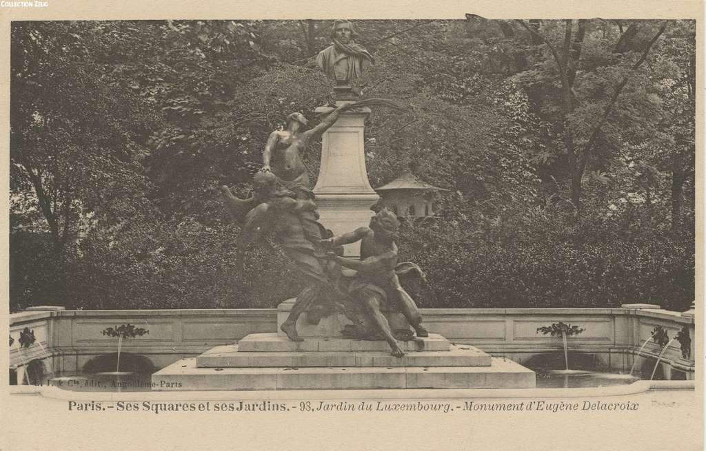 98 - Jardin du Luxembourg - Monument d'Eugène-Delacroix