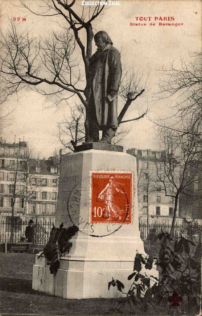 99 M - Statue de Béranger