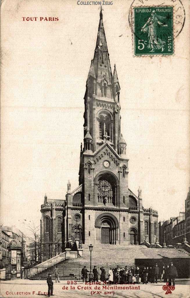 993 - Eglise Notre-Dame de la Croix de Ménilmontant