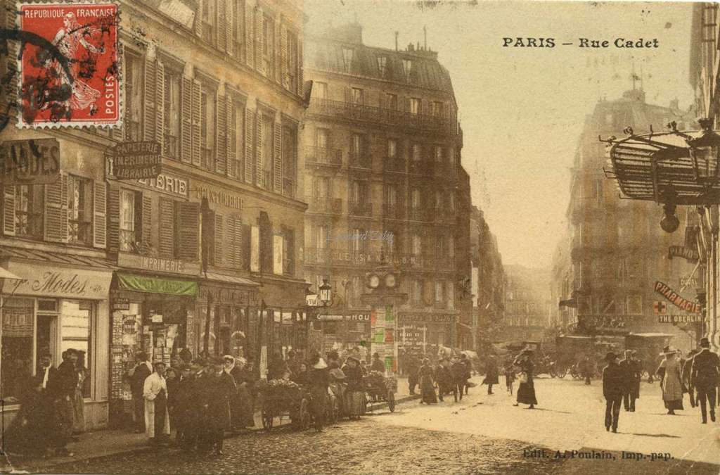 A. Poulain - PARIS - Rue Cadet