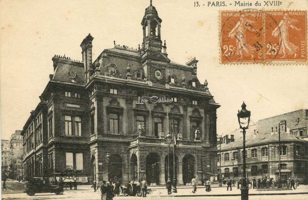 Abeille 13 - PARIS - Mairie du XVIII°