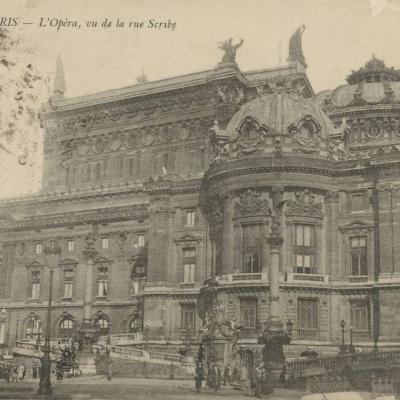 Abeille 150 - PARIS - L'Opéra, vu de la rue Scribe