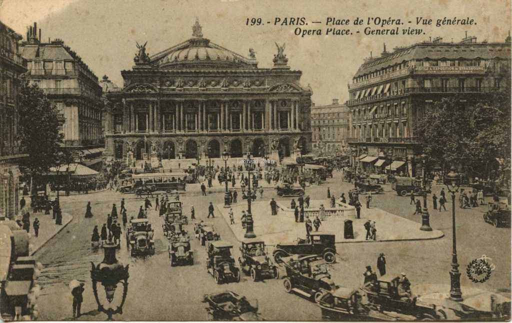 Abeille 199 - PARIS - Place de l'Opéra - Vue générale