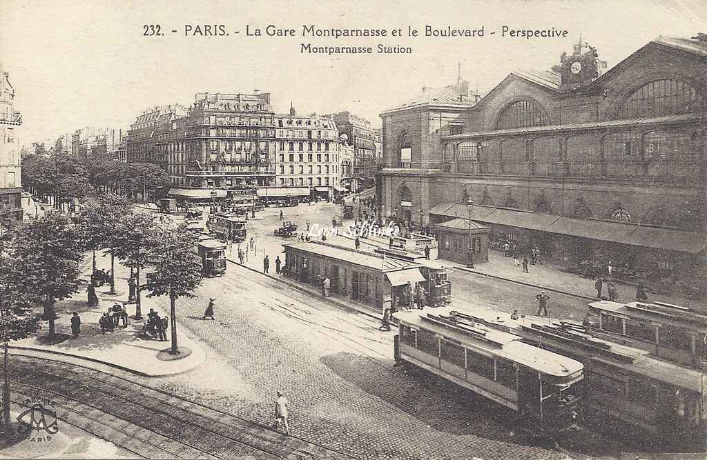 Abeille 232 - La Gare Montparnasse et le Boulevard