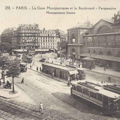 Abeille 232 - La Gare Montparnasse et le Boulevard