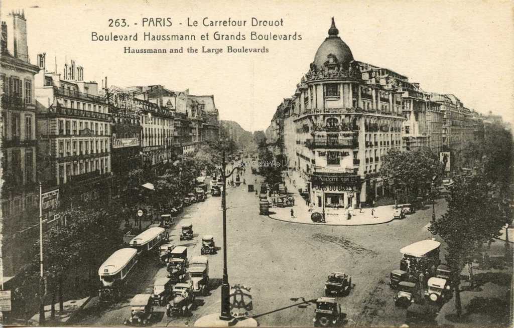 Abeille 263 - Le Carrefour Drouot - Bld Haussmann et Grands Boulevards
