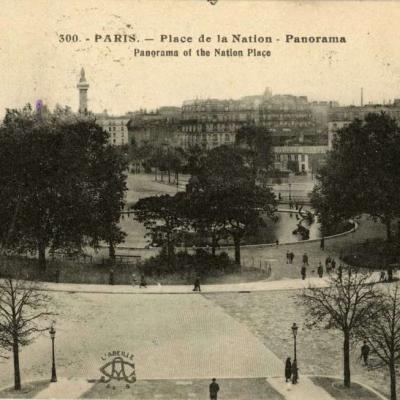 L' Abeille 300 - PARIS - Place de la Nation - Panorama