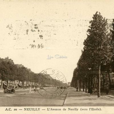 AC 20 - Neuilly - L'Avenue de Neuilly (vers l'Etoile)