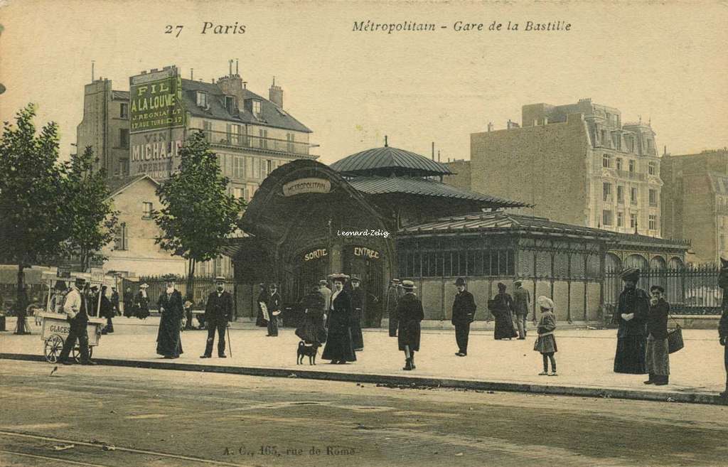 AC 27 - Paris - Métropolitain - Gare de la Bastille