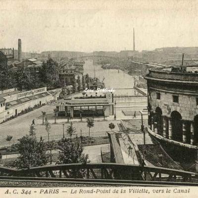 AC 344 - Le Rond-Point de la Villette, vers le Canal