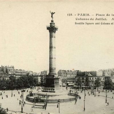 AL 128 - PARIS - Place de la Bastille - Colonne de Juillet