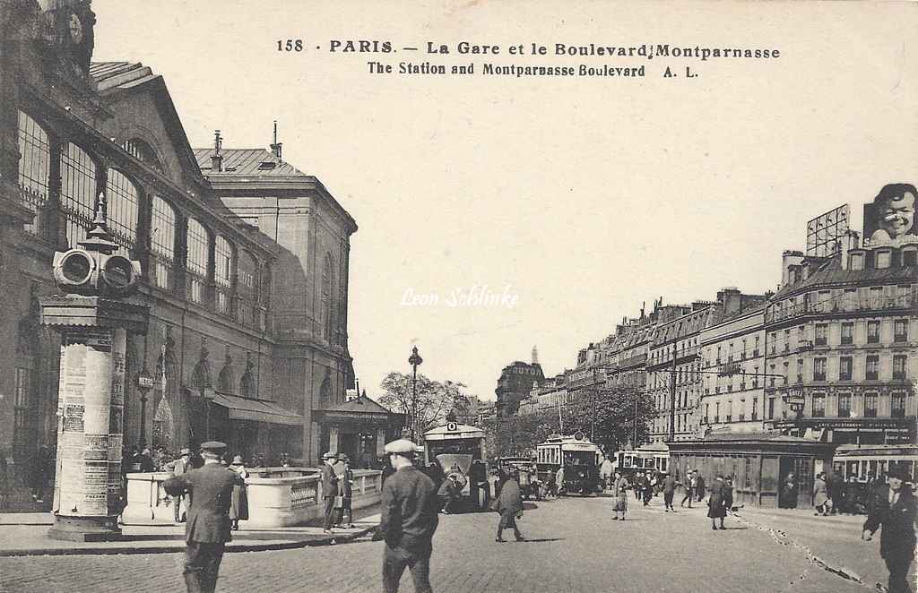 AL 158 - La Gare et le Boulevard Montparnasse