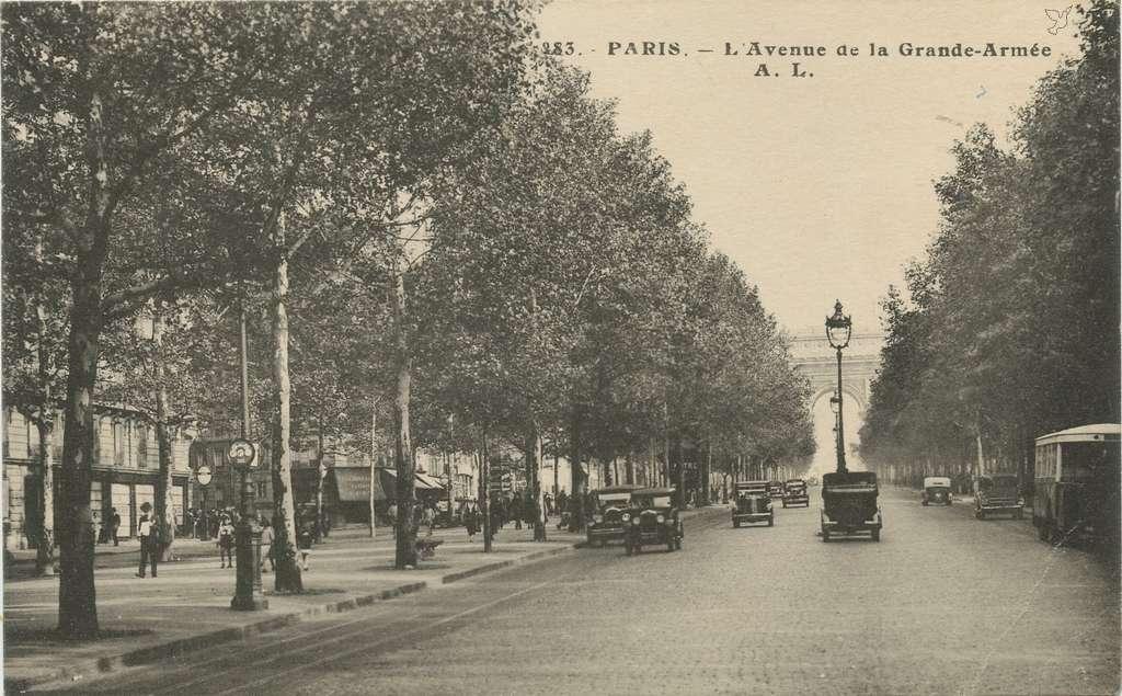 AL 283 - PARIS - L'Avenue de la Grande-Armée