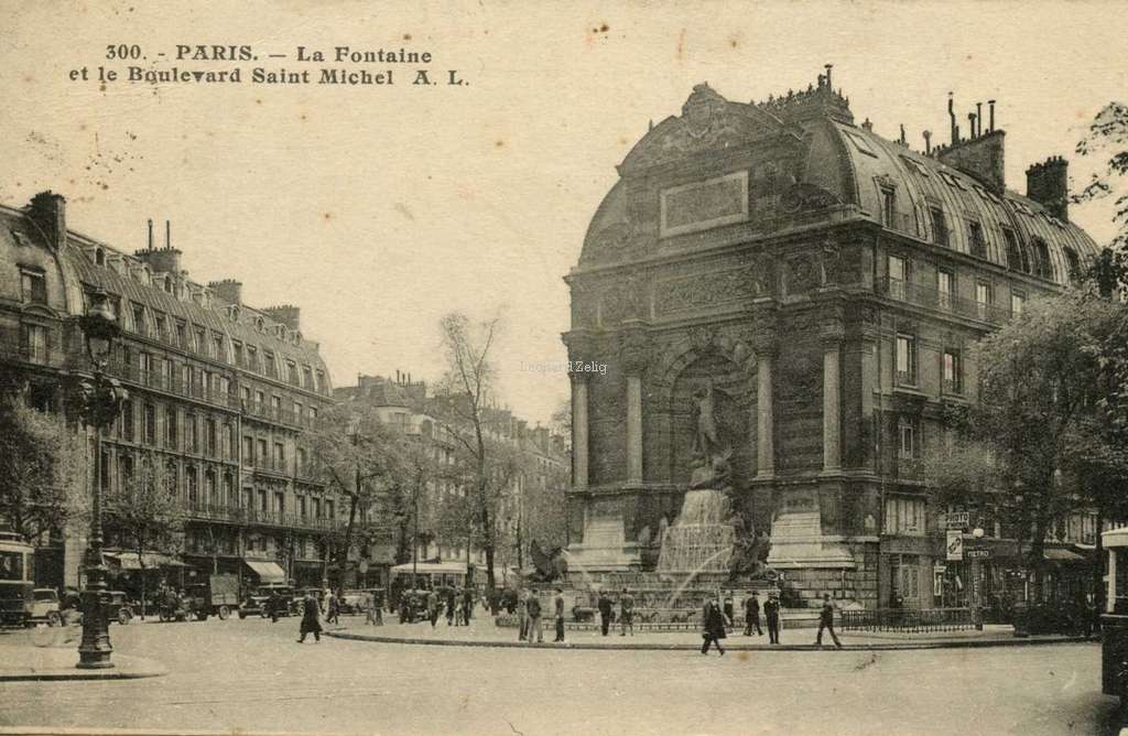 AL 300 - PARIS - La Fontaine et le Boulevard Saint-Michel