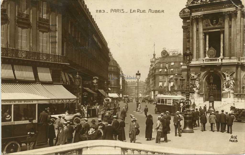 AN 283 - PARIS - La Rue Auber