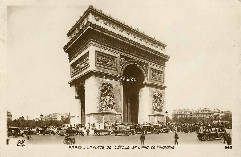 AN 363 - La Place de l'Etoile et l'Arc de Triomphe