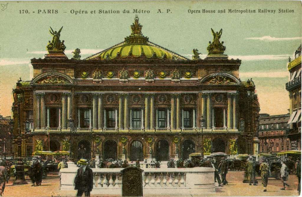 AP 170 - PARIS - Opéra et Station du Métro