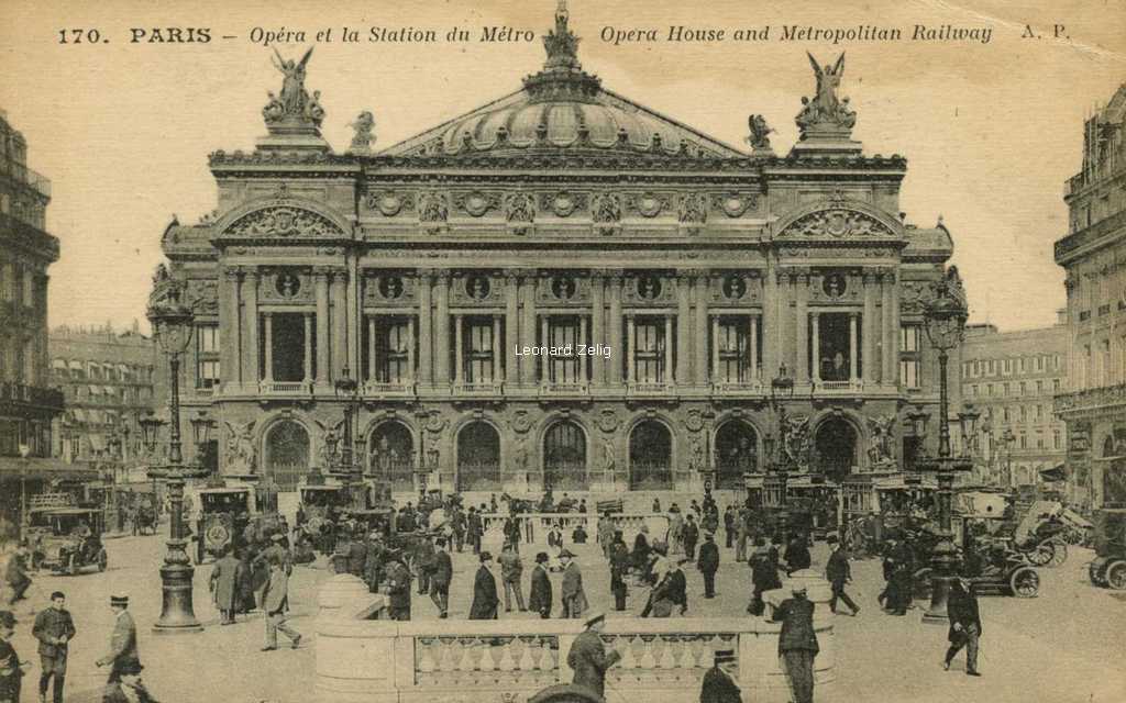 AP 170 - PARIS - Opéra et la Station du Métro