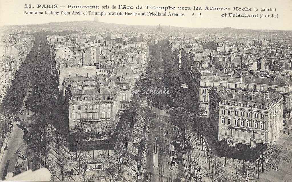 AP 23 - Panorama pris de l'Arc de Triomphe