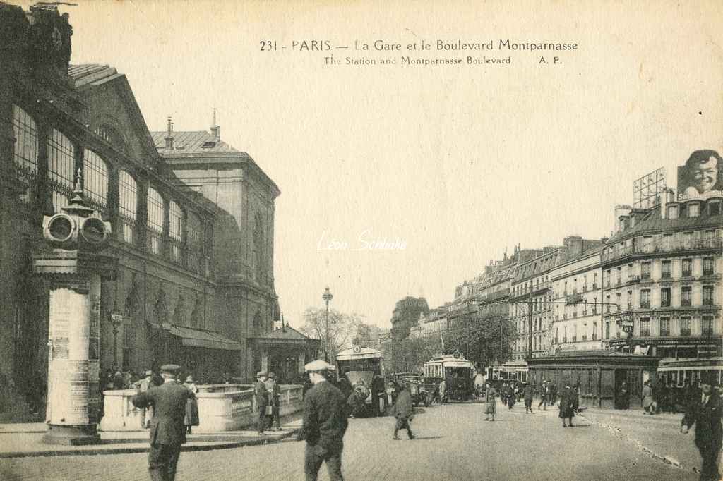 AP 231 - La Gare et le Boulevard Montparnasse