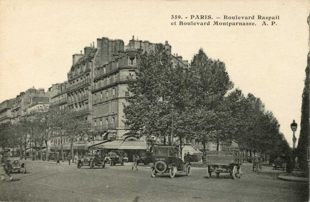 AP 359 - Boulevards Raspail et Montparnasse