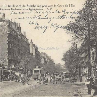 AP 446 - Le Boulevard de Strasbourg pris vers la Gare de l'Est