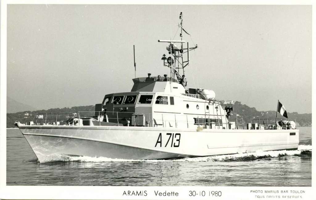 Vedette ARAMIS  30-10-1980