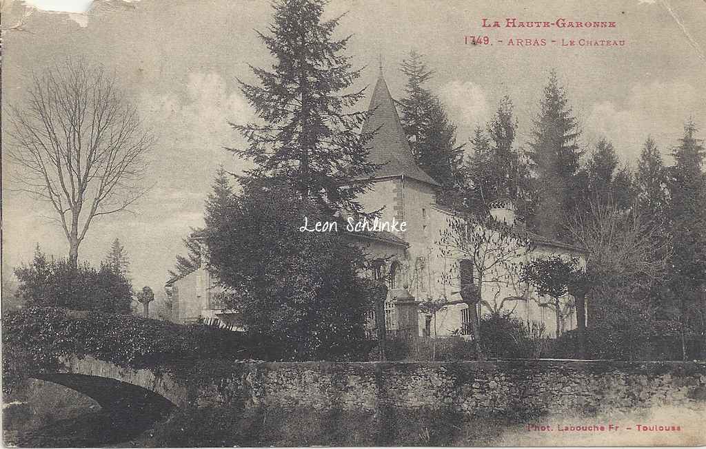 Arbas - Le Château (Labouche 1749)